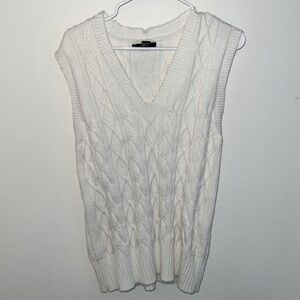 NWOT Forever 21 knit oversized knit sleeveless sweater